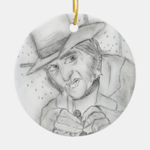 Scrooge Ceramic Ornament