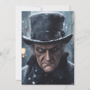 Scrooge Christmas Greeting Card