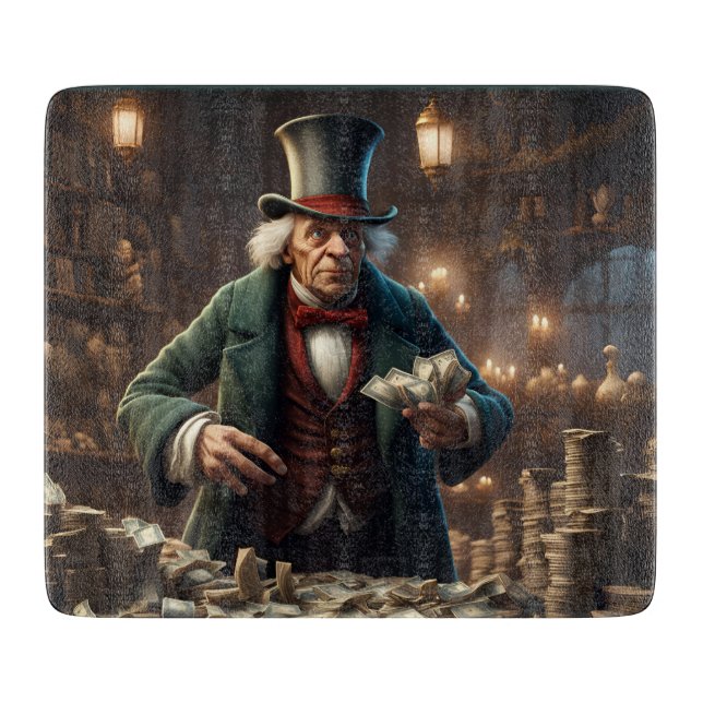 Scrooge Cutting Board (Front)