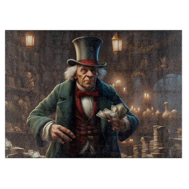 Scrooge Cutting Board (Front)