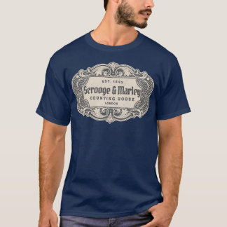 Scrooge Marley Counting House London Est 1843 T-Shirt