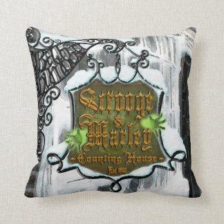 Scrooge&MarleySignScene Cushion