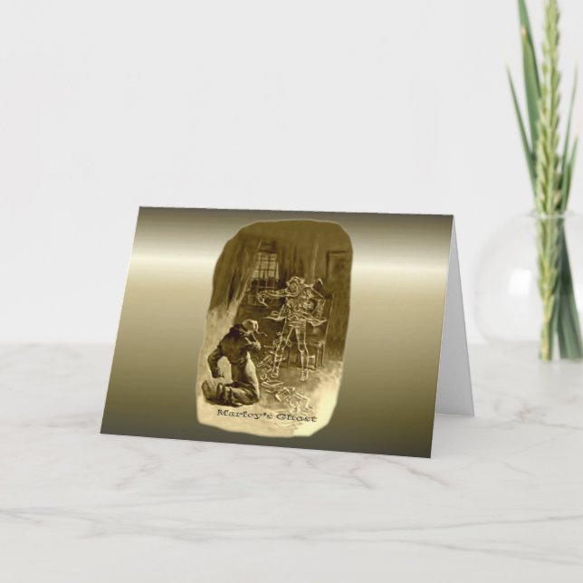 Scrooge of Christmas - A Christmas Carol Holiday Card (Front)