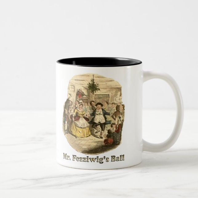 Scrooge of Christmas - A Christmas Carol Two-Tone Coffee Mug (Right)