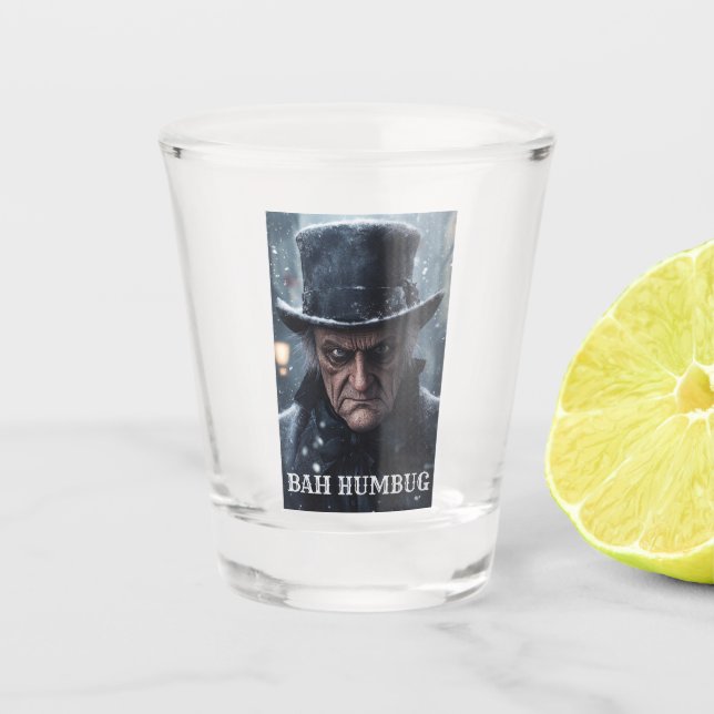 Scrooge Shot Glass (Front)