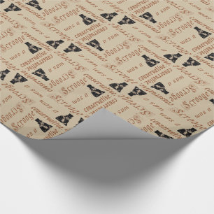 Scrooge Was A Conservative Wrapping Paper