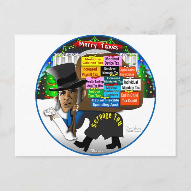 Scrooge You Postcard (Front)