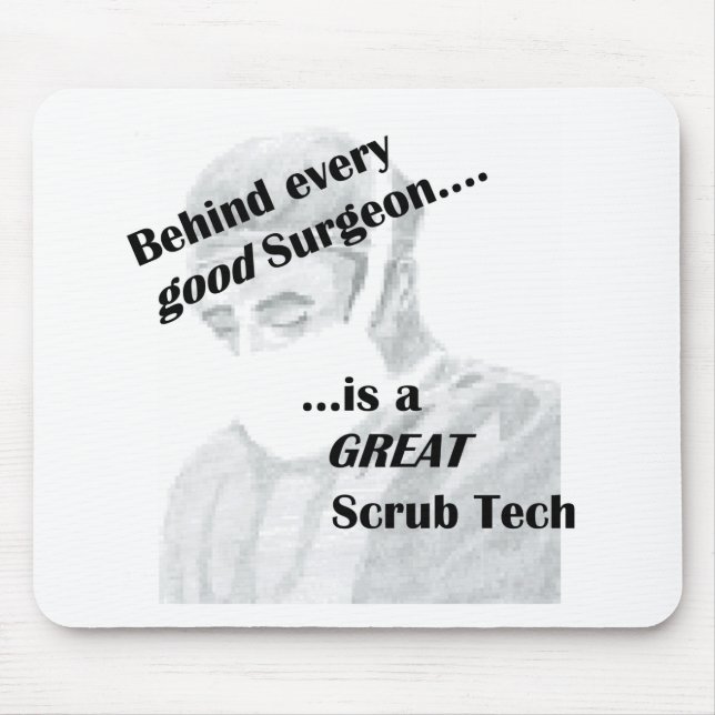 Scrub Tech Mouse Pad (Front)