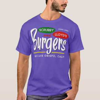 Scrubby  Lloyds Burgers San Luis Obispo California T-Shirt