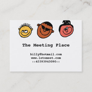 Scruffy Faces Business Cards