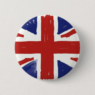 Scruffy Union Jack 6 Cm Round Badge