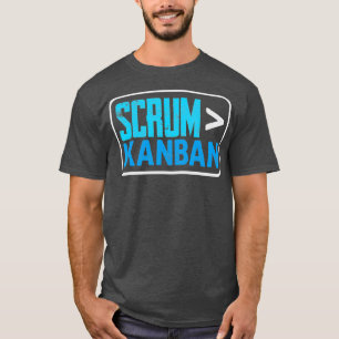 Scrum  Kanban Agile Project Management Funny T-Shirt
