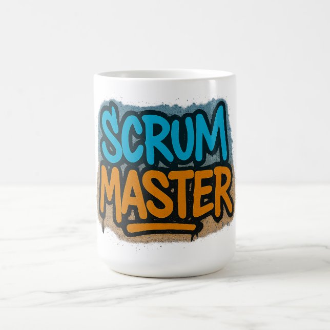 Scrum Master Graffiti Coffee Mug (Center)