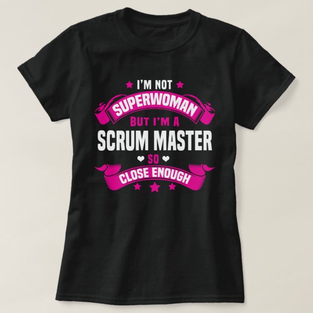 Scrum Master T-Shirt (Design Front)