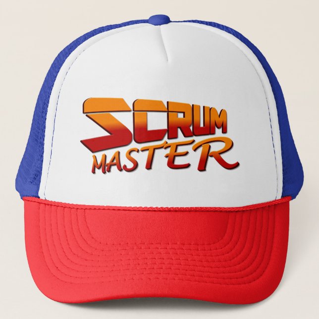 Scrum Master Two Font Trucker Hat (Front)