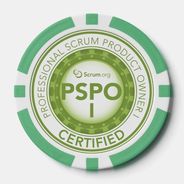 Scrum.org Poker Chip - PSPO Certified (Front)