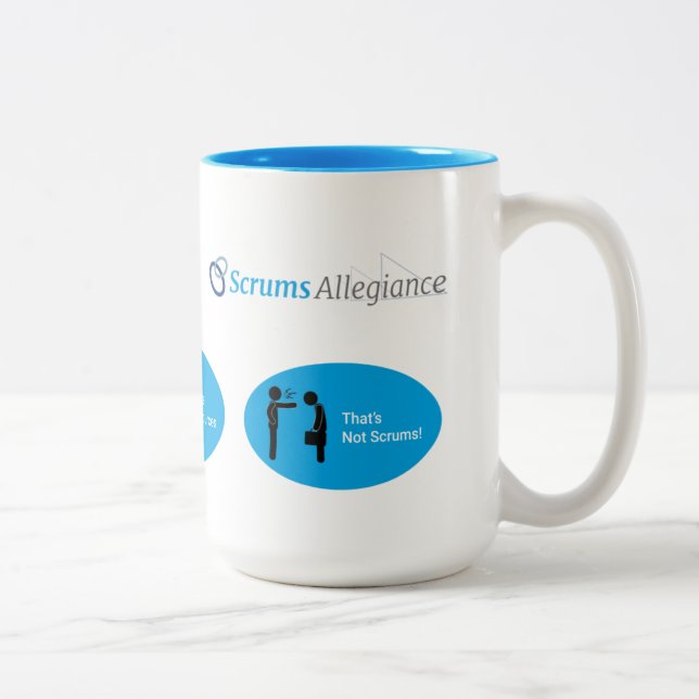Scrums Allegiance Caffeine Holster Two-Tone Coffee Mug (Right)