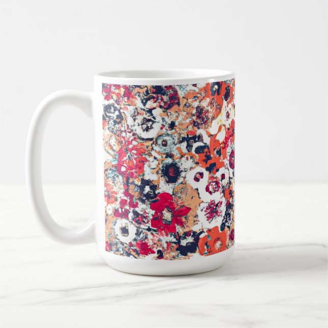 Scrunchy Pattern Coffee Mug (Left)