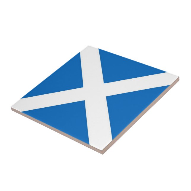 SCT001 FLAG scottish SCOTLAND, Ceramic Tile (Side)