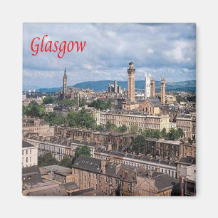 SCT003 GLASGOW, Scotland, Fridge Magnet