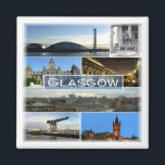 SCT007 GLASGOW, Scotland, Fridge Magnet<br><div class="desc">Here you will find the souvenir of your vacation. (SCT007 GLASGOW, Scotland Fridge magnet). Amaze friends and relatives with the unique souvenirs from your great trip. Try us. #LeoPepeDesign - gallery of modern art, the lighthouse, university of glasgow, europe scotland united kingdom, science centre, royal exchange square, finnieston crane, city...</div>