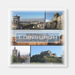 SCT010 EDINBURGH, Scotland, Fridge Magnet