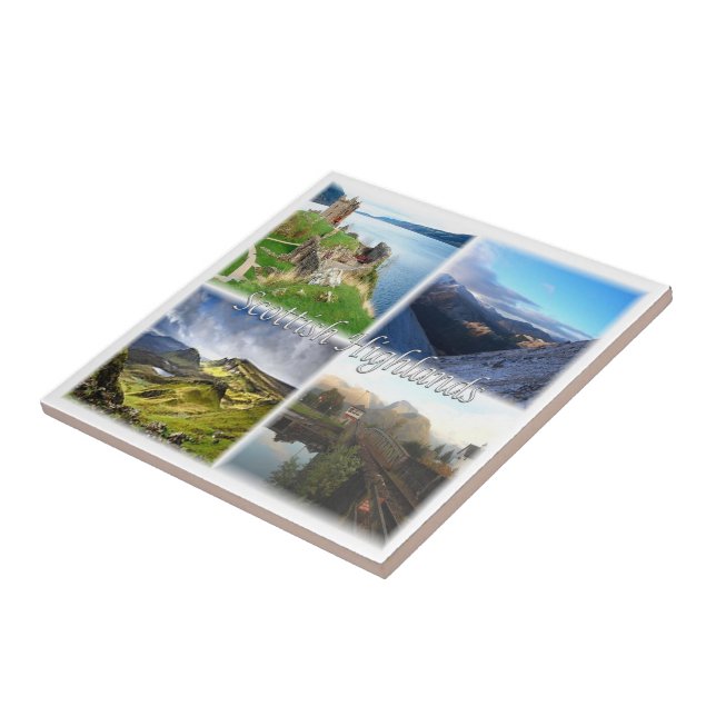 SCT015 SCOTTISH HIGHLANDS BEN NEVIS LOCH, Scotland Ceramic Tile (Side)