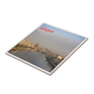 SCT017 GLASGOW Skyline, Scotland, Ceramic Tile