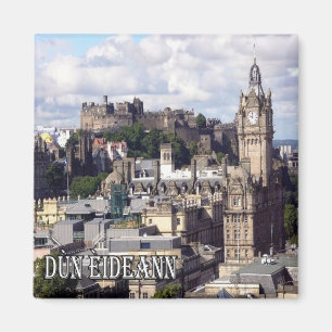 SCT022 DÙN ÈIDEANN, Scotland, Europe, Fridge Magnet