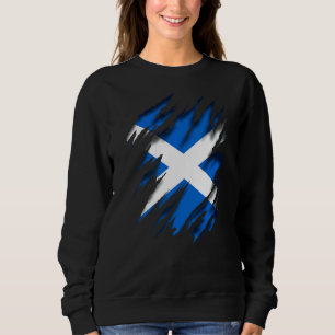 Sct Saltire Scottish Scotland Flag Sweatshirt