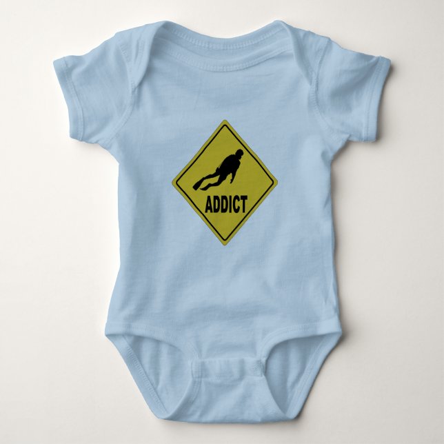 Scuba 2 baby bodysuit (Front)