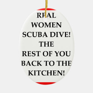 SCUBA CERAMIC ORNAMENT