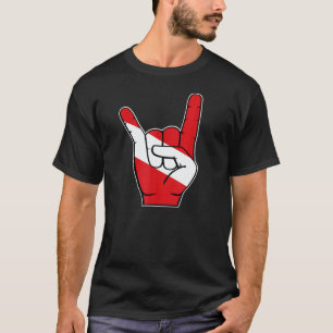Scuba Dive accessories - Dive Flag Rock On Scuba D T-Shirt