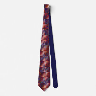 Scuba Dive Flag Tiled Pattern Tie