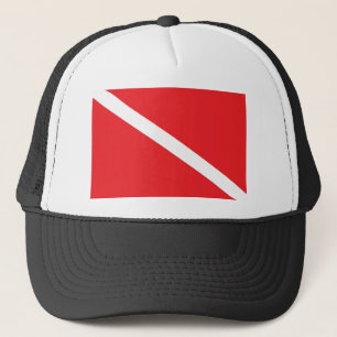SCUBA Dive Flag Trucker Hat