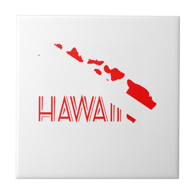 SCUBA Dive Hawaii Ceramic Tile (Front)