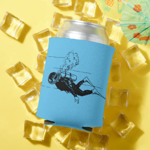 Scuba Diver Can Cooler