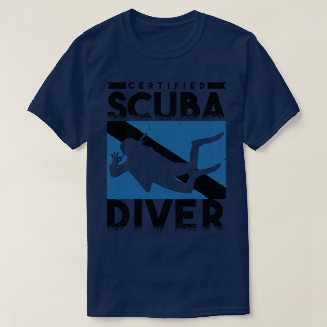 Scuba Diver Certified Scuba Diver 2 T-Shirt (Design Front)