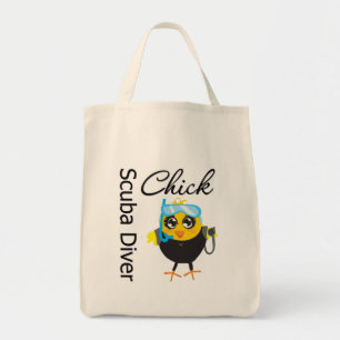 Scuba Diver Chick Tote Bag