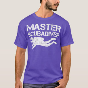 Scuba Diver Diving Master Scuba Diver Underwater S T-Shirt