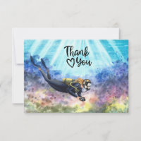Scuba Diver  diving under the sea