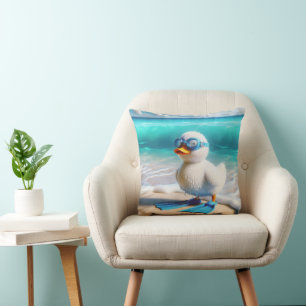 Scuba Diver Duckling Cushion