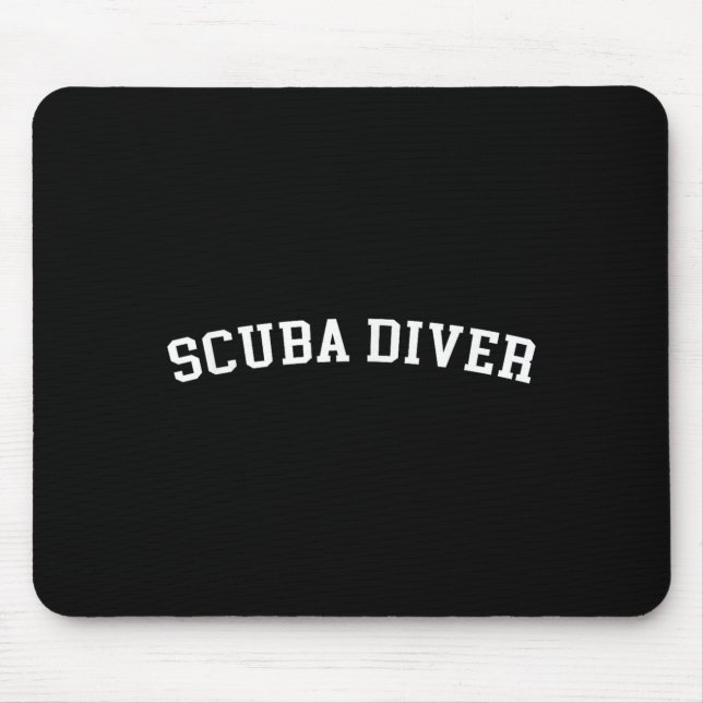 Scuba Diver  Mouse Pad (Front)
