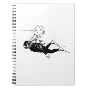 Scuba Diver Notebook