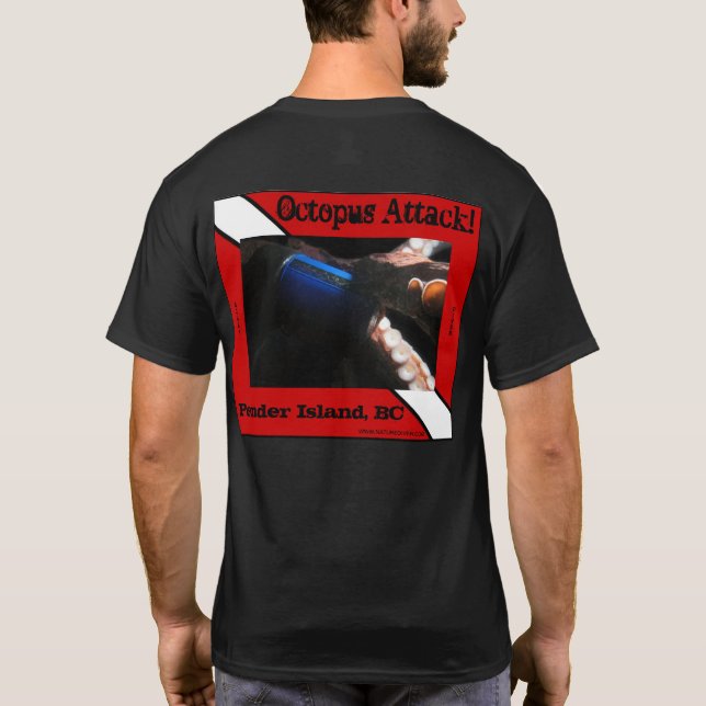 Scuba Diver Octopus Attack - Shirt (Back)
