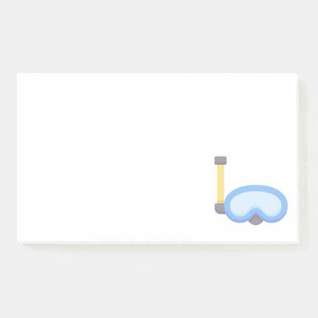 Scuba diver post-it notes (Front)