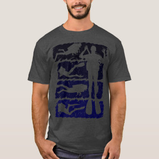 Scuba Diver Retro Diving Ocean T-Shirt
