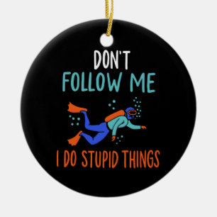 Scuba Diver Scuba Diving Ceramic Ornament