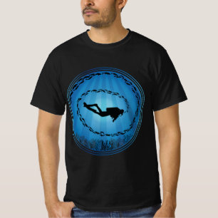 Scuba Diver Surrounded T-Shirt