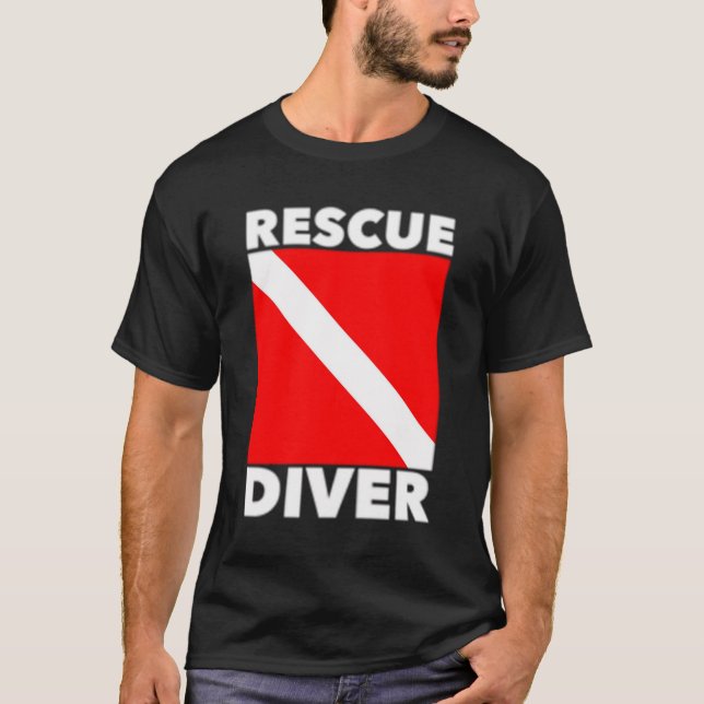 Scuba Divers Certified Rescue Diver T-Shirt (Front)